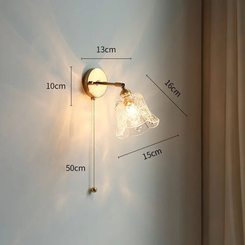 Adjustable Wall Lamp In Front Of Mirror In Bedside Study Living Room - Image #2