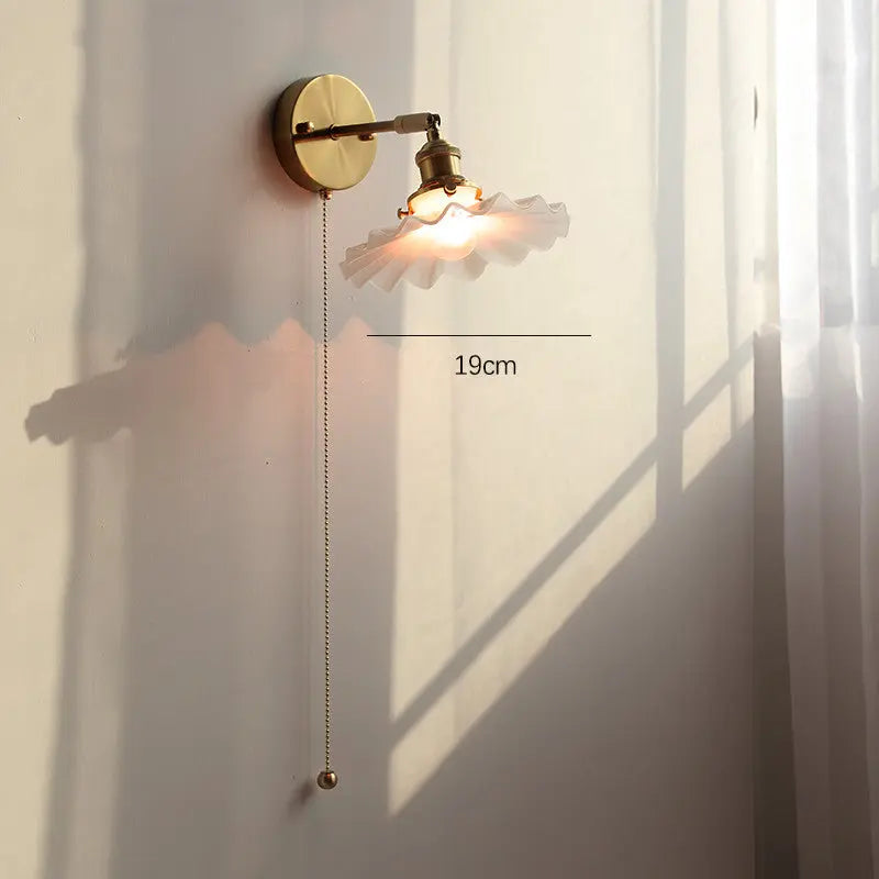 Adjustable Wall Lamp In Front Of Mirror In Bedside Study Living Room - Image #3