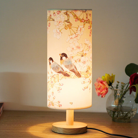 Modern New Chinese Bedroom Bedside Table Lamp