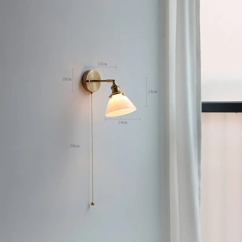 Adjustable Wall Lamp In Front Of Mirror In Bedside Study Living Room - Image #6