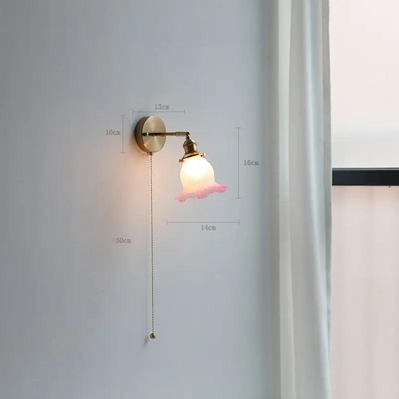Adjustable Wall Lamp In Front Of Mirror In Bedside Study Living Room - Image #8