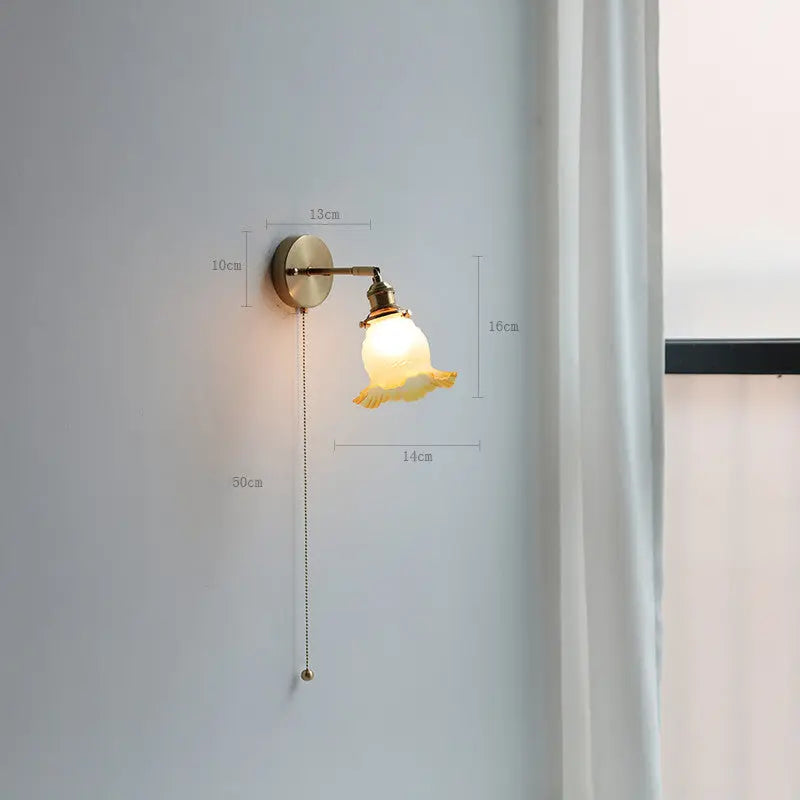 Adjustable Wall Lamp In Front Of Mirror In Bedside Study Living Room - Image #10